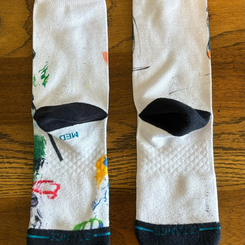 Stance Men's Artistic Graphic Socks - White, Black, Multicolor - Picture 3 of 5